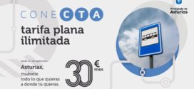 ¡Recuerda! «la tarifa plana de 30 € para viajar de manera ilimitada por toda Asturias»