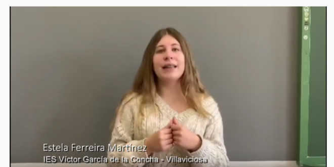 ¡Ganó Estela! Estela, del IES de Villaviciosa, ganadora en el concurso nacional de monólogos científicos