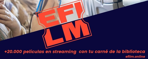 Plataforma eFilm. Cine online para usuarios/as de bibliotecas