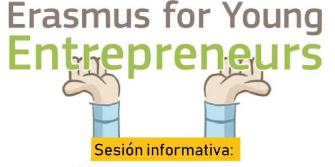 Sesión informativa sobre ERASMUS para jóvenes emprendedores