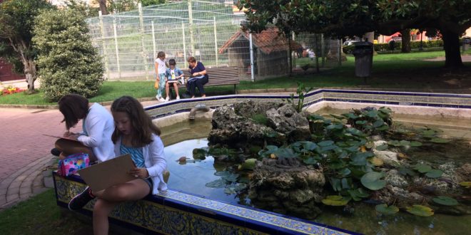 El parque de la villa se llenó otra vez de pequeños artistas El parque de la villa se llenó otra vez de pequeños artistas