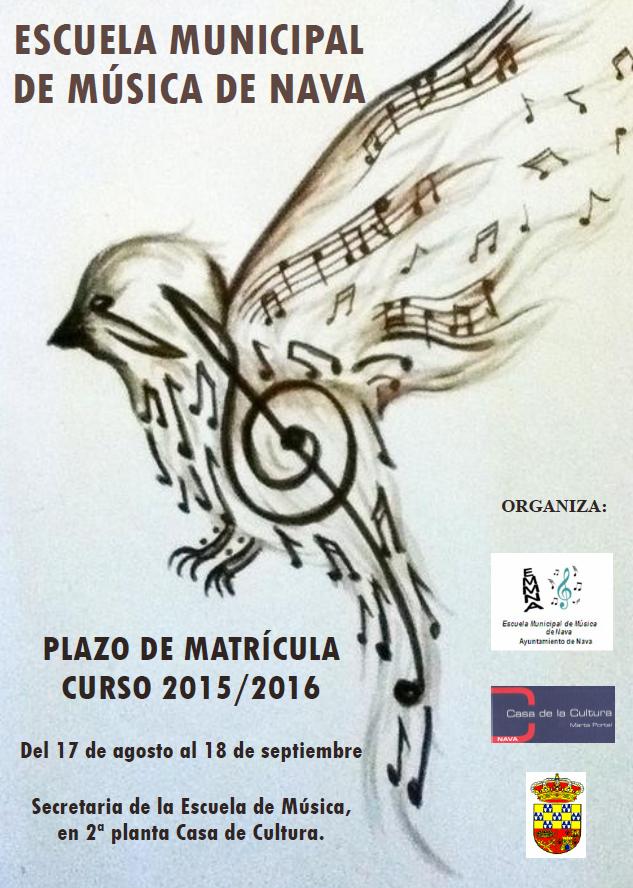 Abierto plazo de matrícula en la Escuela de Música de Nava