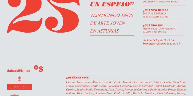 25 años de arte joven en Asturias se miran al espejo ¡Felicidades!