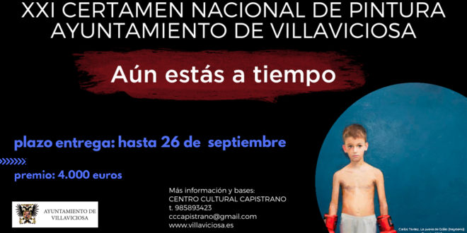 Aún puedes presentarte al Certamen nacional de Pintura de Villaviciosa Aún puedes presentarte al Certamen nacional de Pintura de Villaviciosa