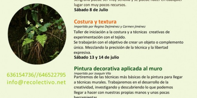 Talleres de Verano en Cabranes Talleres de Verano en Cabranes
