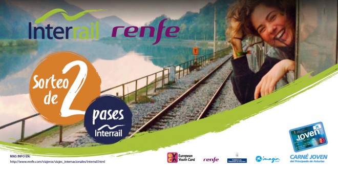 ¡Sorteo de un interrail doble con tu Carné Joven Asturias! ¡Sorteo de un interrail doble con tu Carné Joven Asturias!